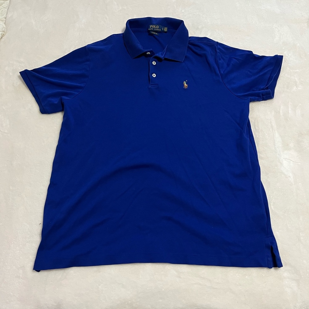 Mens polo collard shirt